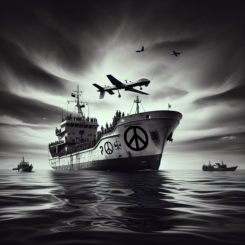 Freedom Flotilla Claims Israeli Drone Attack on Gaza Aid Vessel