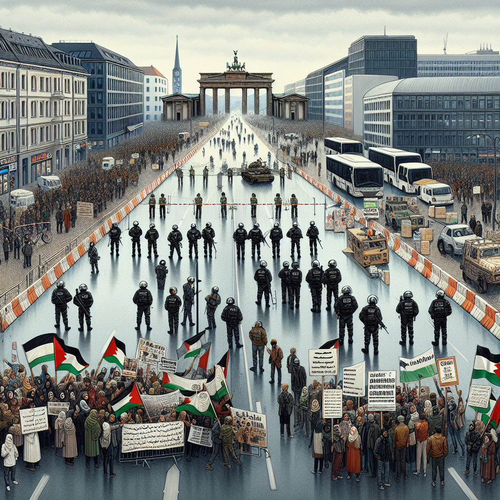 German Authorities Intensify Measures Against Pro-Palestinian Demonstrations in Berlin