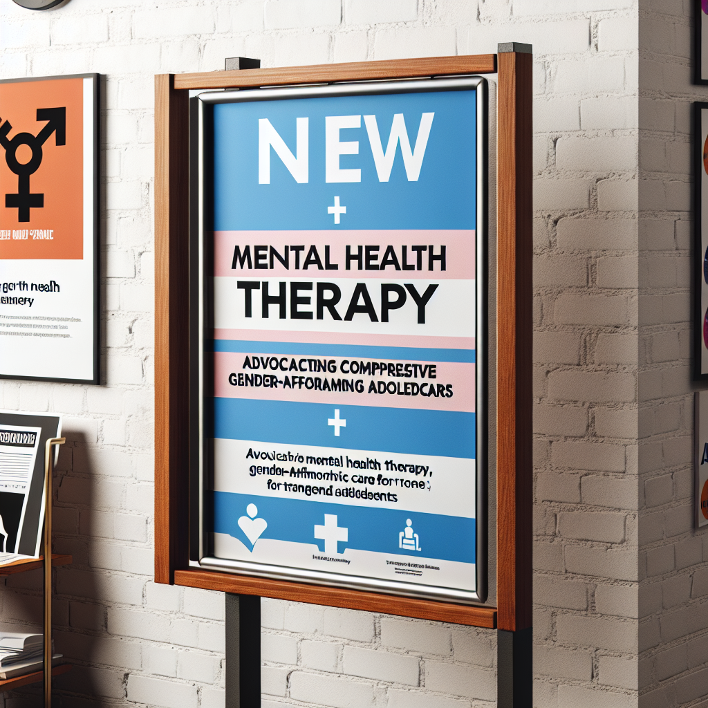 Health Agency Advocates Therapy Over Comprehensive Gender-Affirming Care for Transgender Youth
