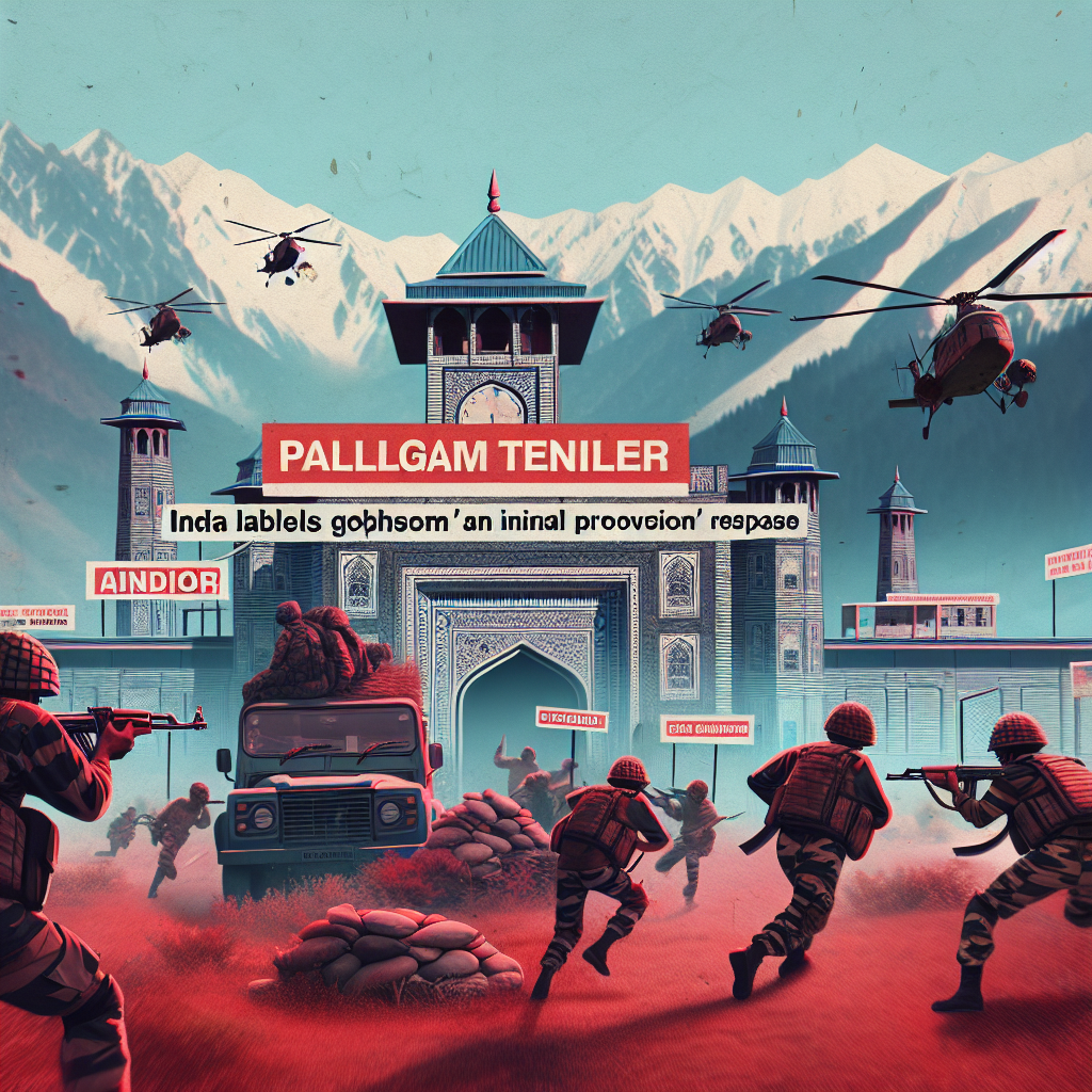 "India Labels Pahalgam Attack as Initial Provocation in 'Op Sindoor' Response"