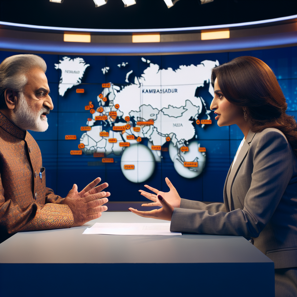 "India's US Envoy Counters CNN Host's Kashmir Comment"