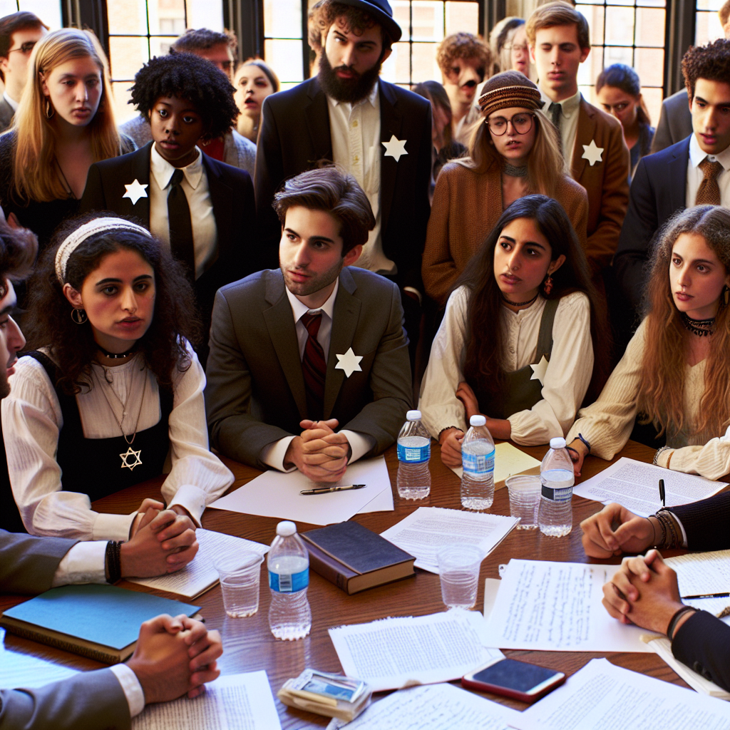 Jewish Students Engage with US Lawmakers on Columbia Protests