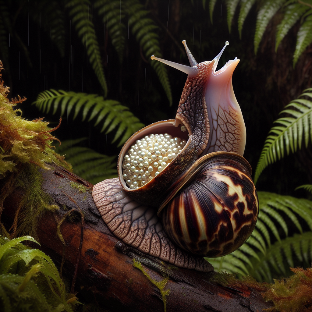 New Zealand Snail Lays Egg from Neck in Unprecedented Event