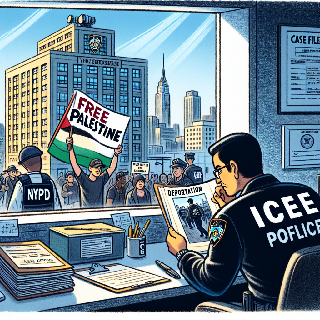 NYPD Shared Palestinian Protester's Details with ICE, Now Key in Deportation Case