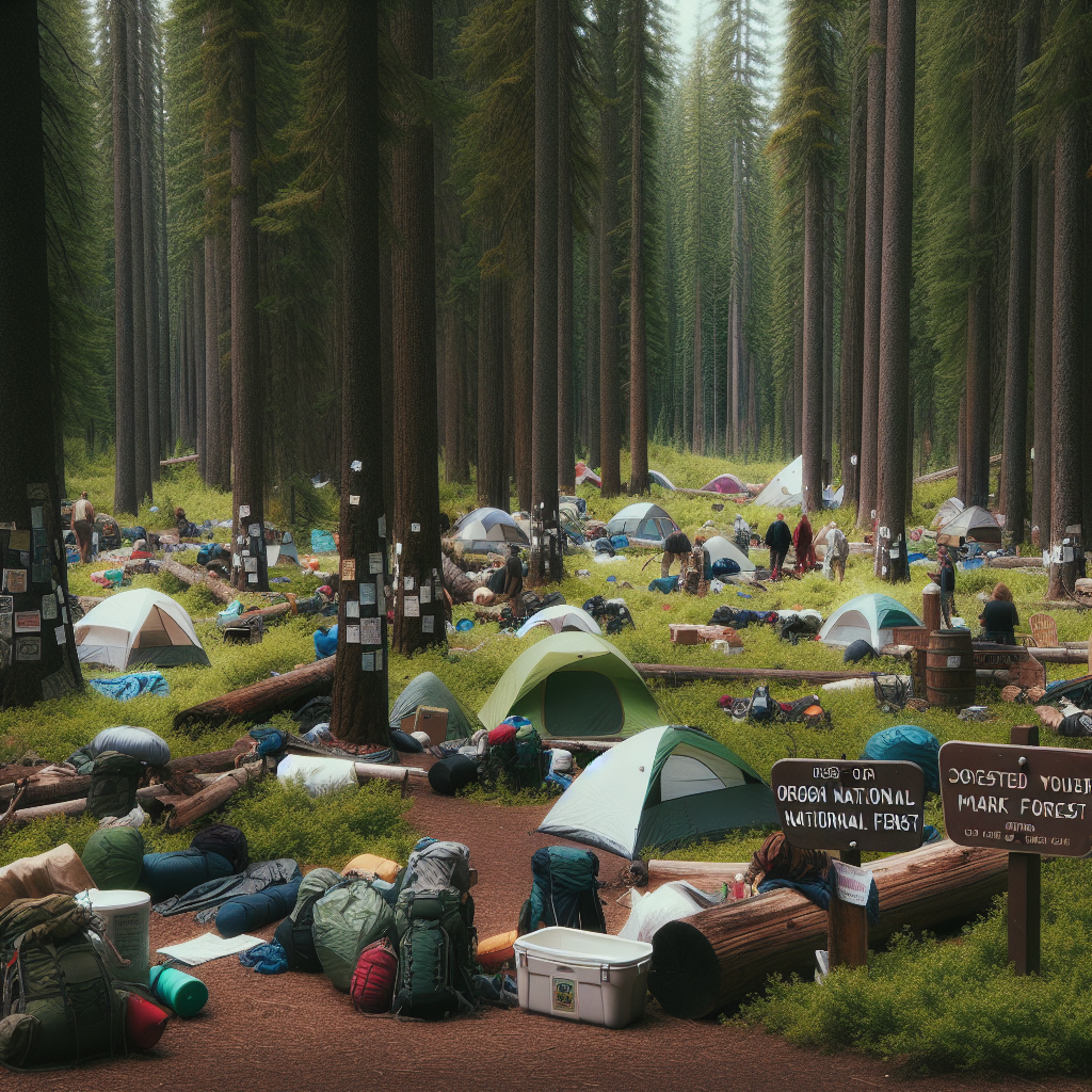 Oregon National Forest Homeless Camp Set for Removal
