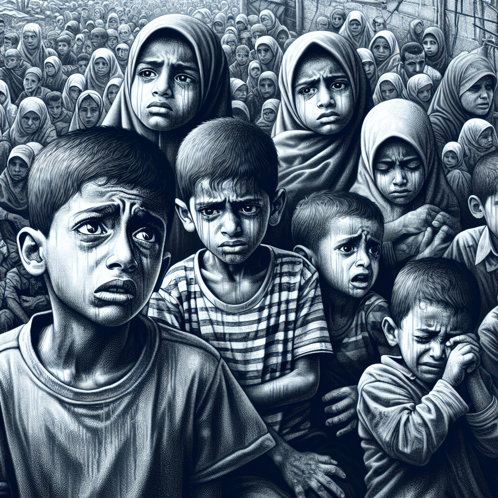 Palestinian Children Endure Severe Hunger Amid Gaza Blockade