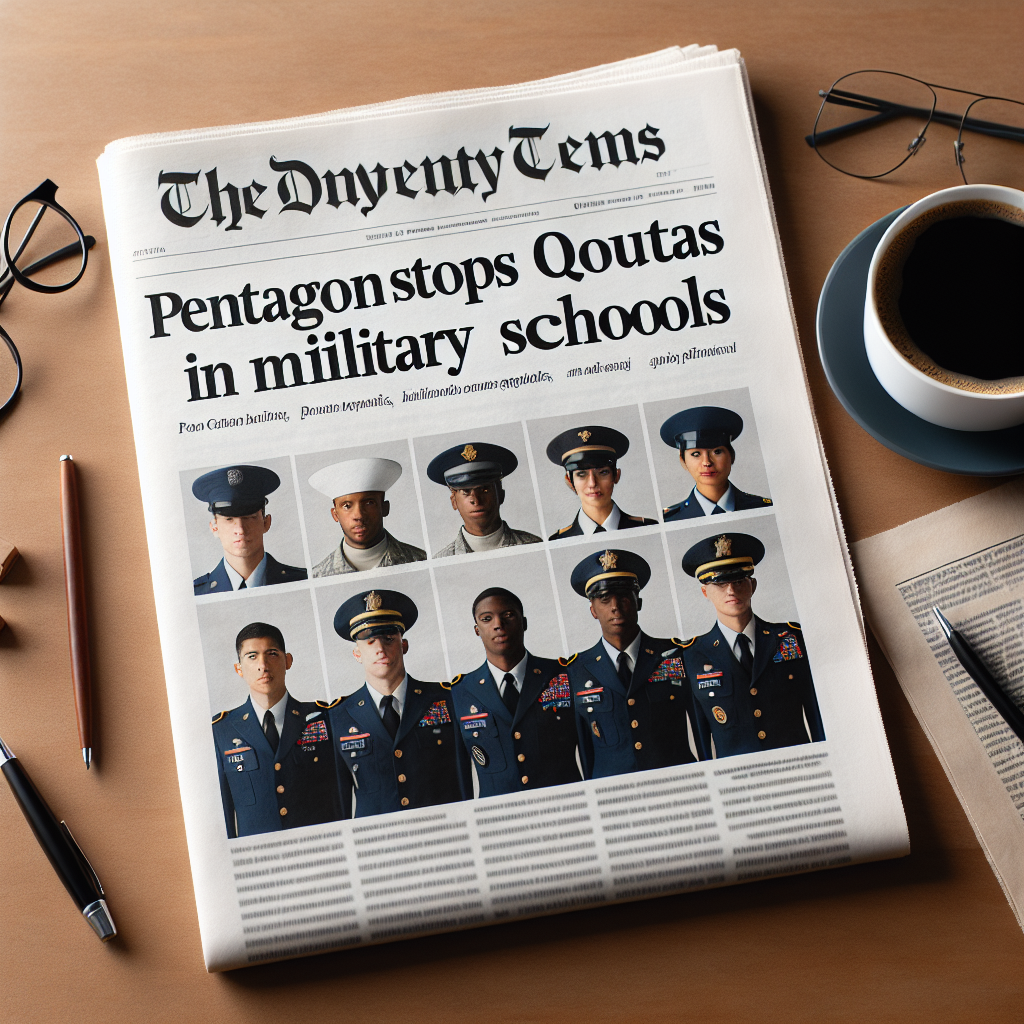 Pentagon Halts DEI Quotas in Military Academies