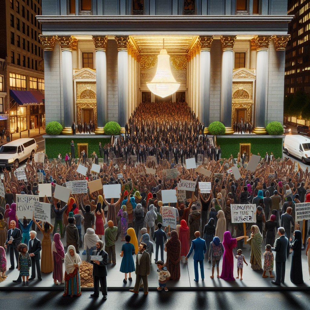 Protesters Gather Near Met Gala to Highlight Gaza Crisis and Hunger