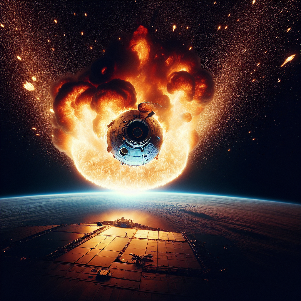 Soviet Spacecraft Kosmos 482 Reenters Earth's Atmosphere Near