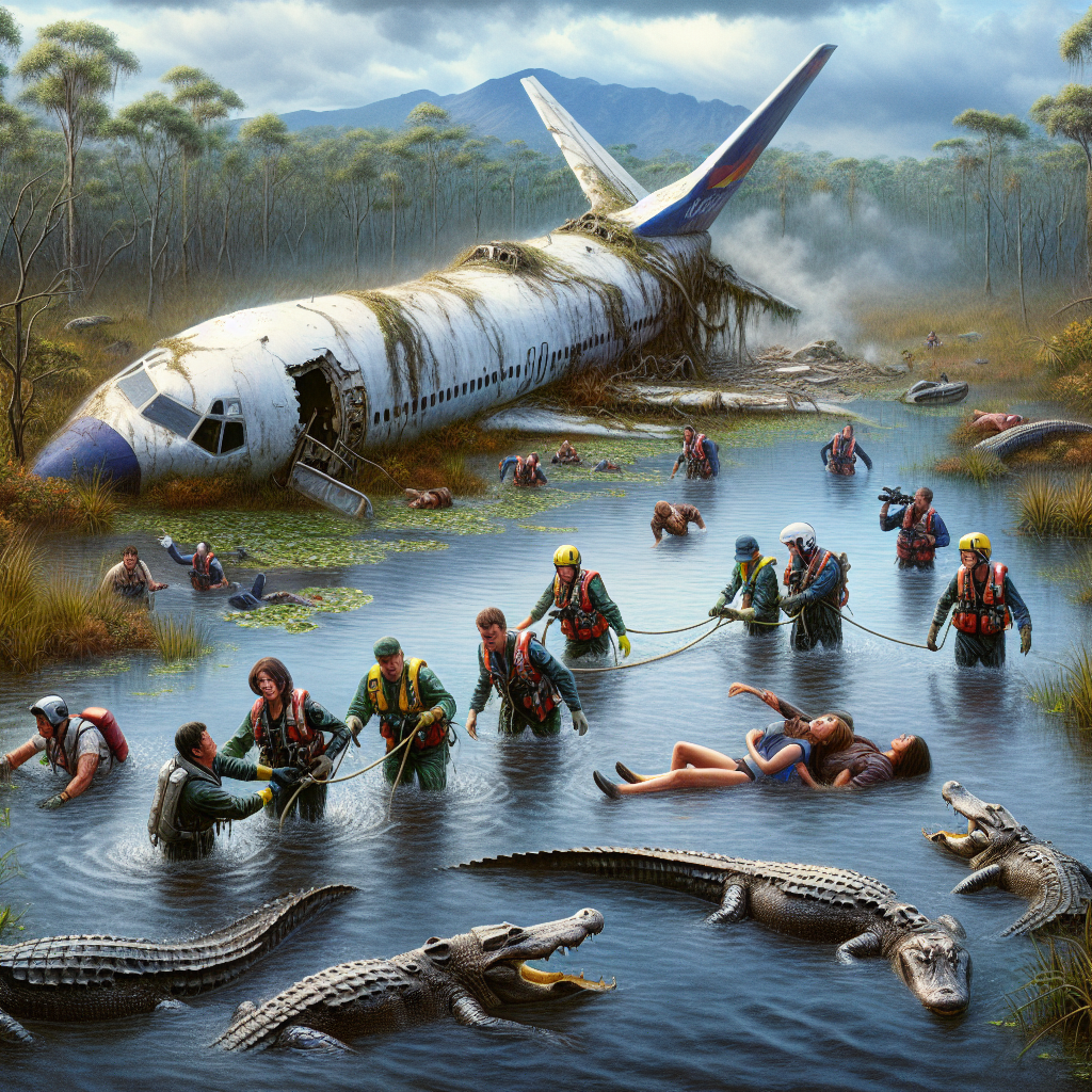 Survivors Rescued from Alligator-Infested Swamp After Plane Crash in Bolivia