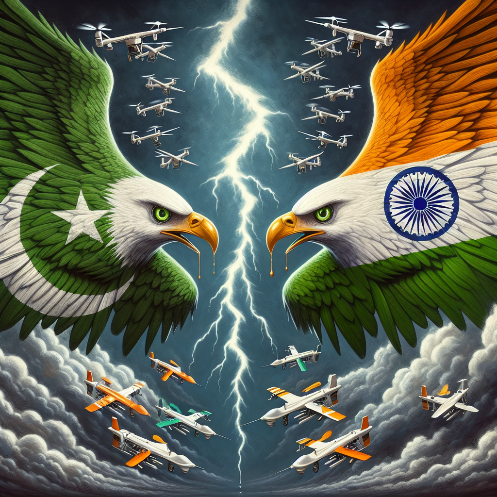 Tensions Rise as India and Pakistan Accuse Each Other of Drone Attacks