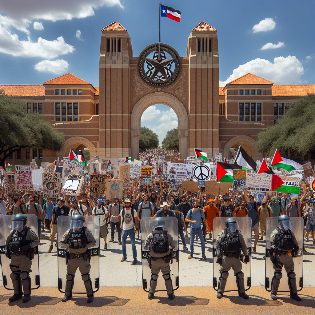 Texas University and Governor Face Lawsuit Over Arrests at Pro-Palestine Protest