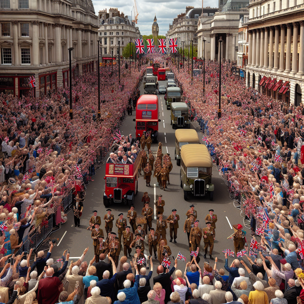 Thousands Gather for UK's 80th Anniversary WWII Victory Parade