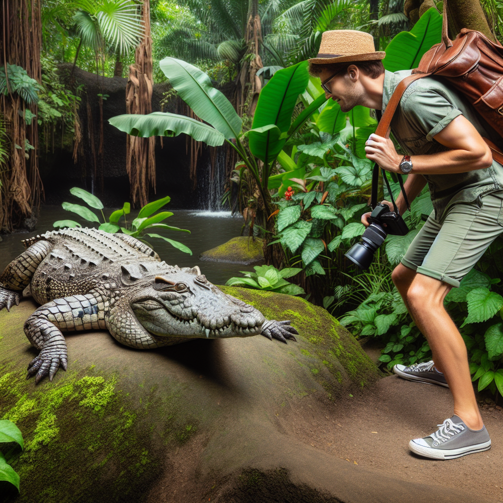 Tourist Mistakes Crocodile for Statue and Gets Attacked at Philippines Zoo