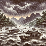 Tragic Storm in China Claims 10 Lives as Tourist Boats Overturn