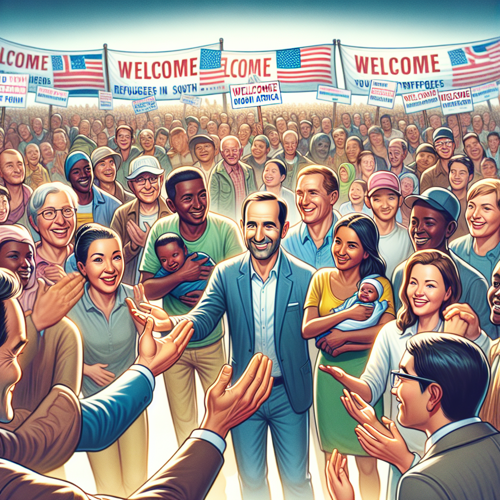 US Welcomes Dozens of White South African Refugees