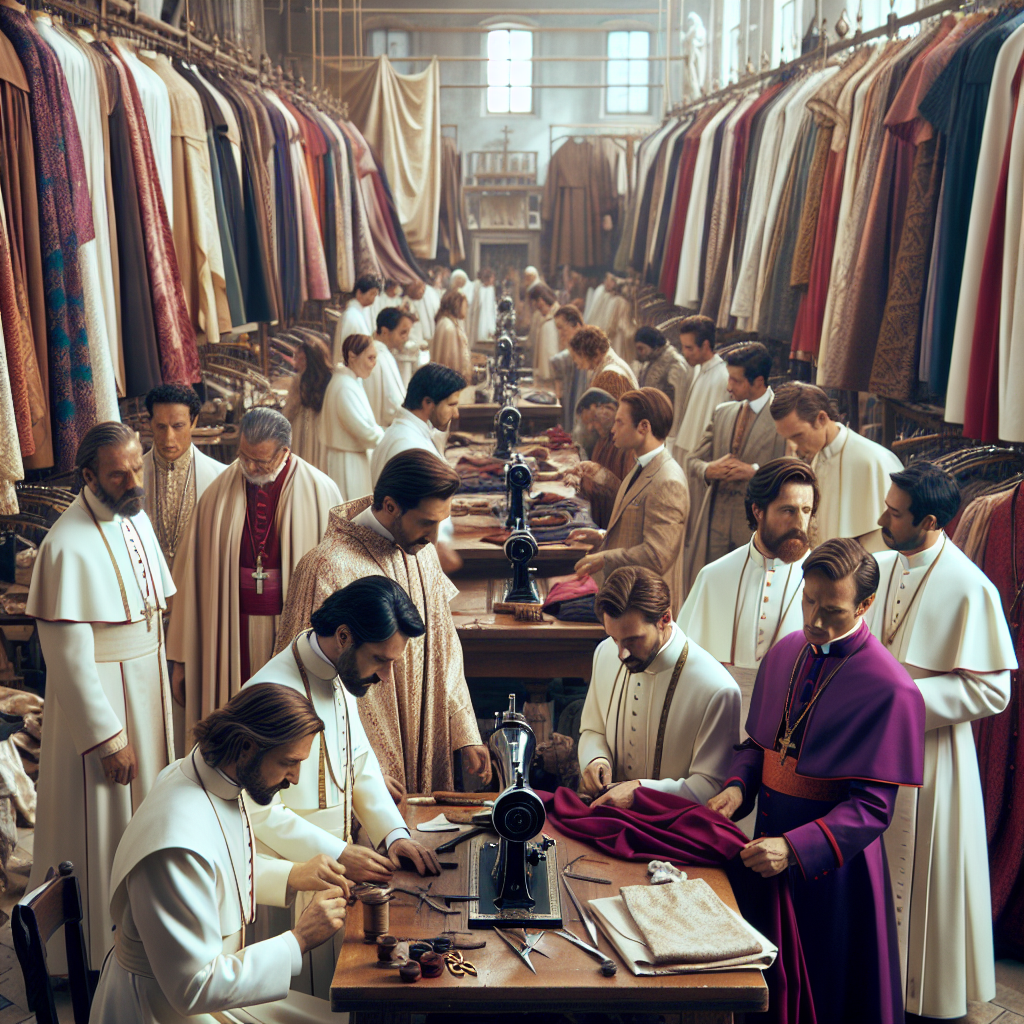 Vatican Fashion: Rome's Tailors Anticipate the Election of a New Pope
