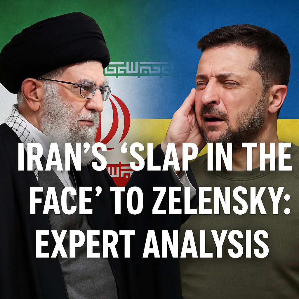 Illustration of Iran's ‘Slap in the Face’ to Zelensky: Expert Analysis