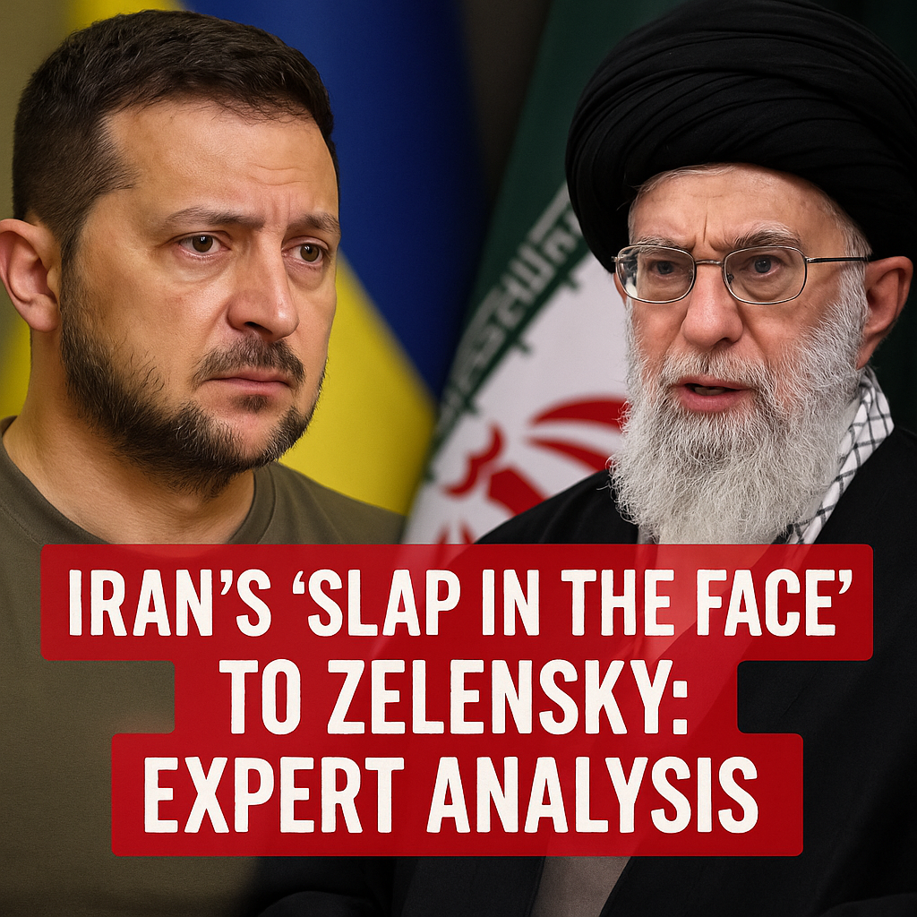 Illustration of Iran's ‘Slap in the Face’ to Zelensky: Expert Analysis