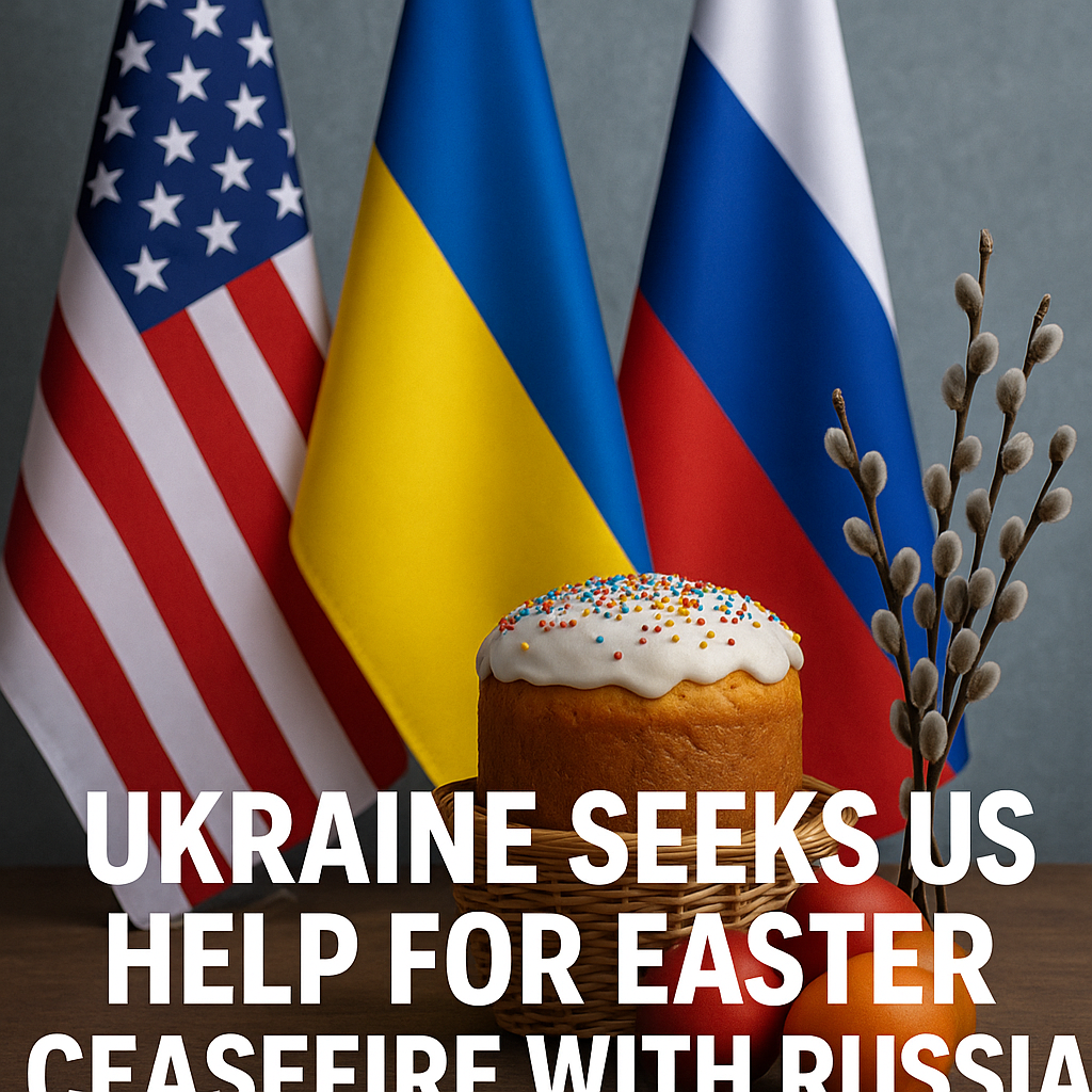 Illustration of Ukraine Seeks US Help for Easter Ceasefire with Russia