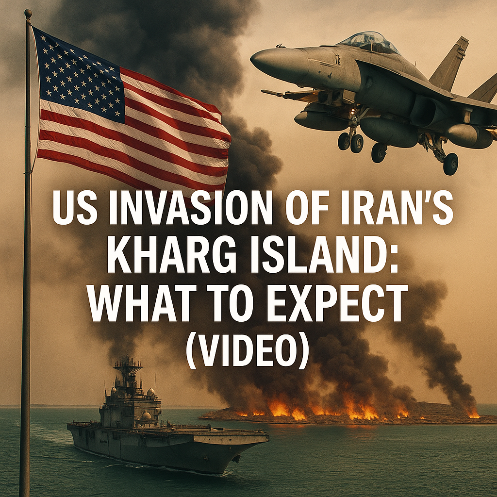 Illustration of US Invasion of Iran's Kharg Island: What to Expect (VIDEO)