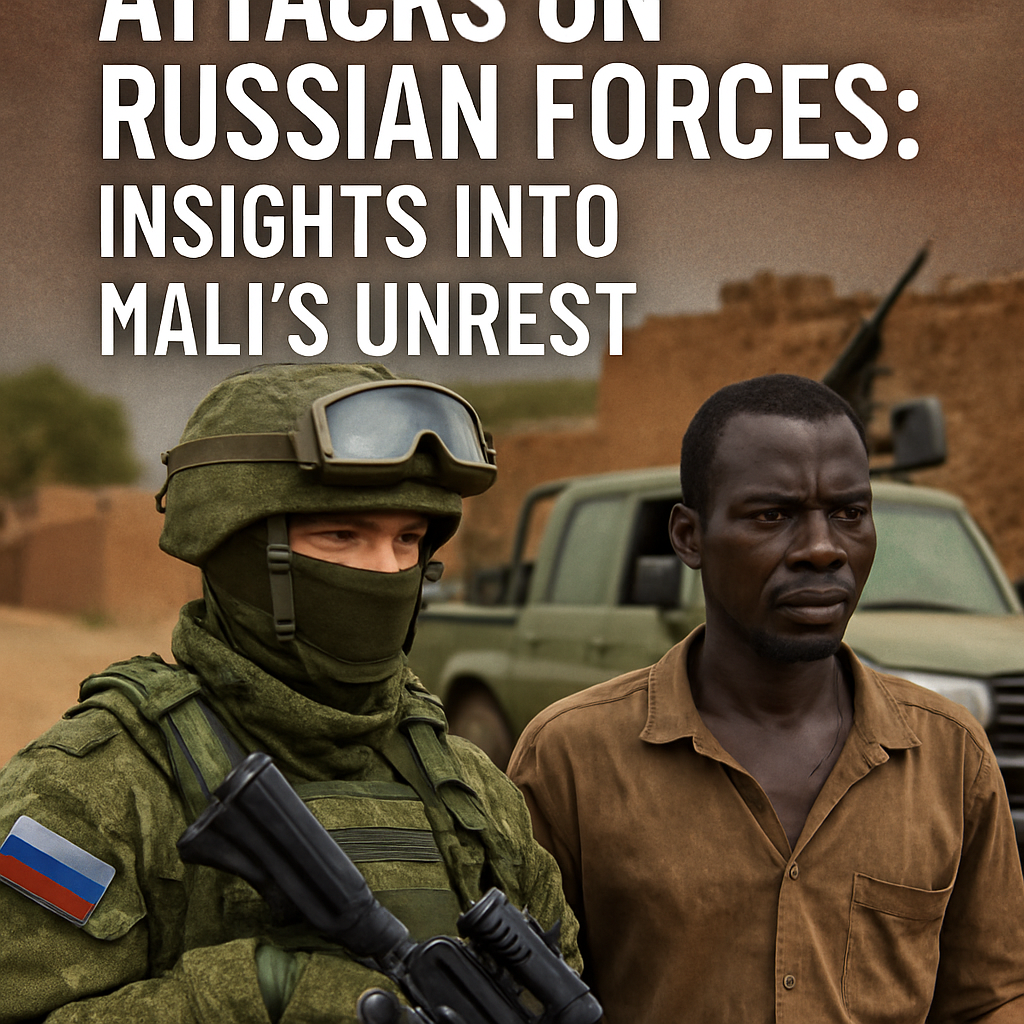 Illustration of Attacks on Russian Forces: Insights into Mali's Unrest