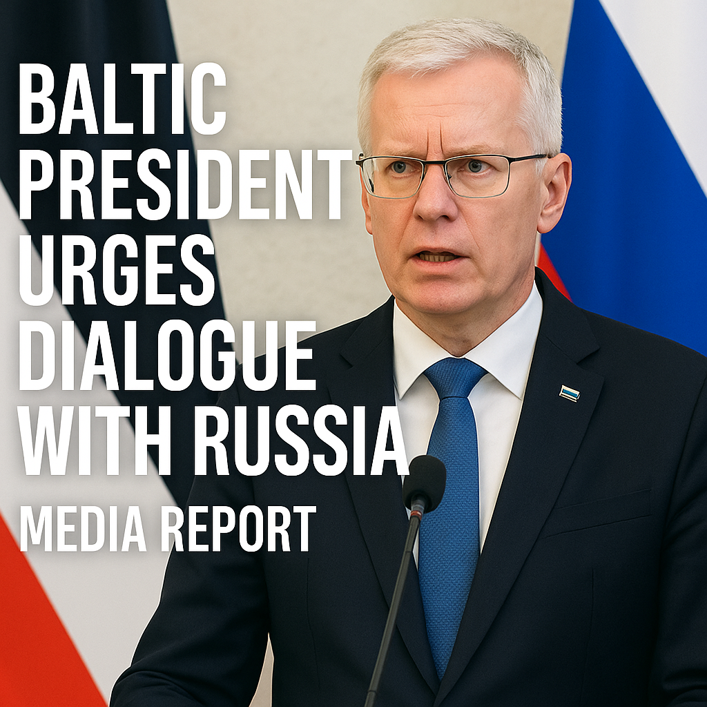 Illustration of Baltic President Urges Dialogue with Russia – Media Report