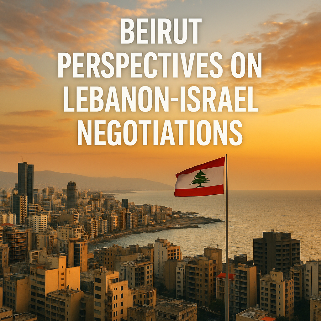 Illustration of Beirut Perspectives on Lebanon-Israel Negotiations