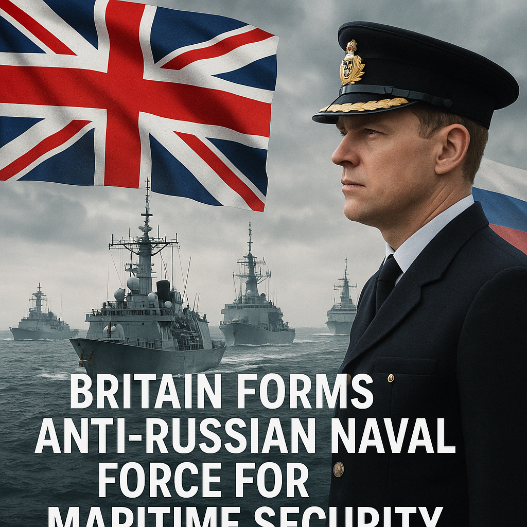 Illustration of Britain Forms Anti-Russian Naval Force for Maritime Security