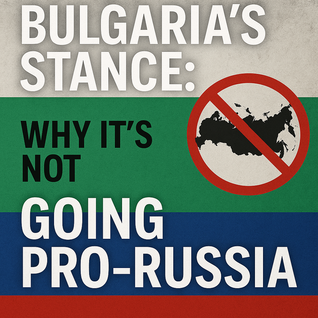 Illustration of Bulgaria's Stance: Why It's Not Going Pro-Russia