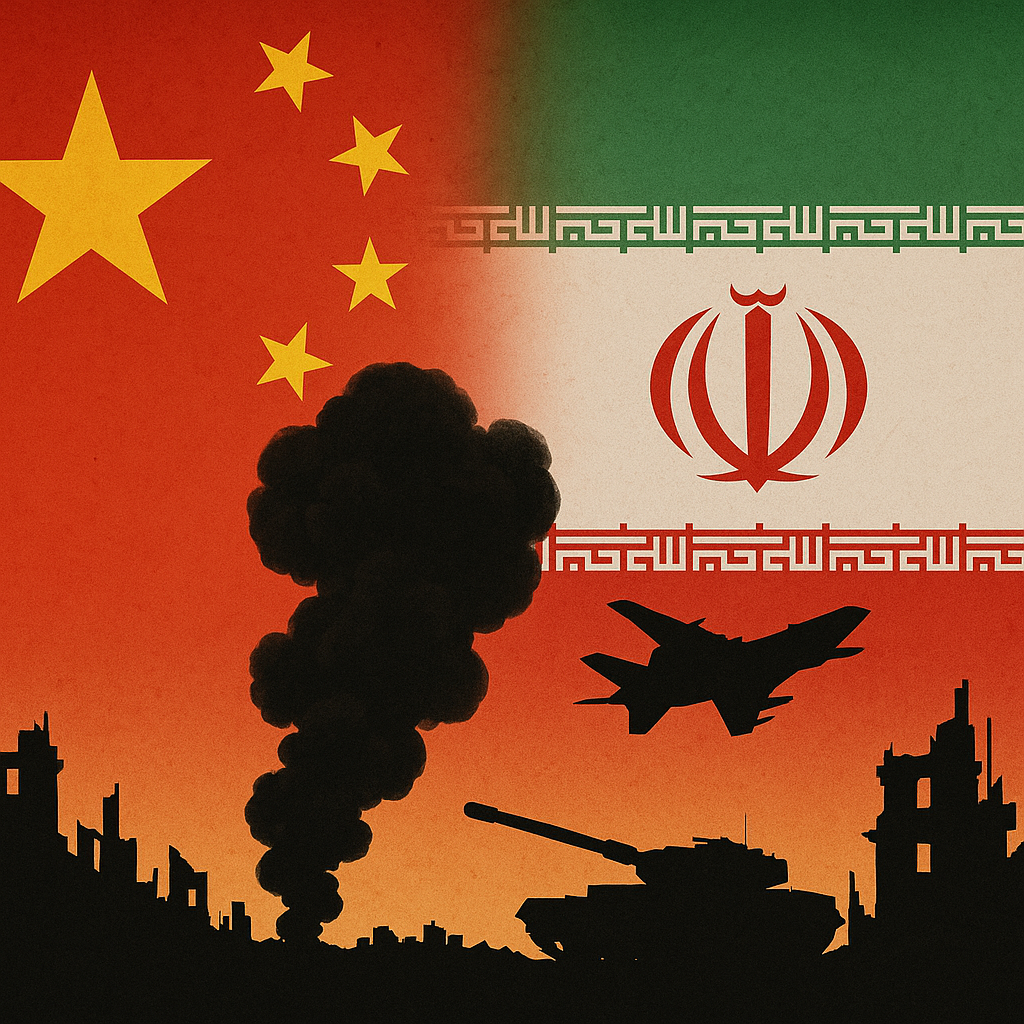 Illustration of China's Role in the Iran War: Impacts and Implications