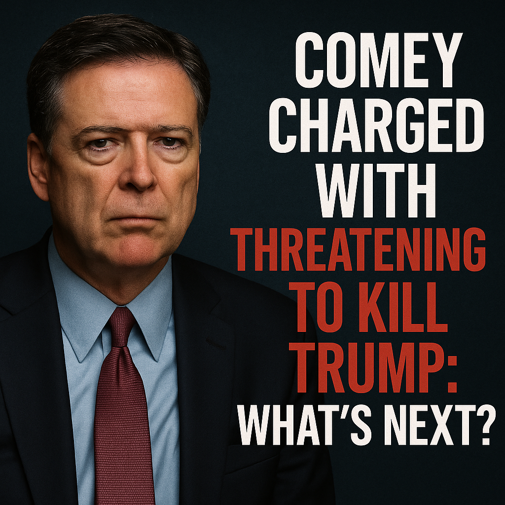 Illustration of Comey Charged with Threatening to Kill Trump: What’s Next?