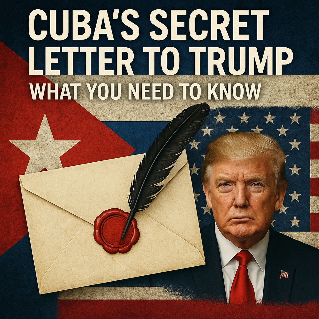 Illustration of Cuba's Secret Letter to Trump: What You Need to Know