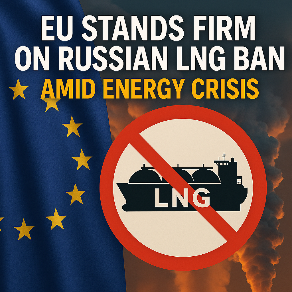 Illustration of EU Stands Firm on Russian LNG Ban Amid Energy Crisis