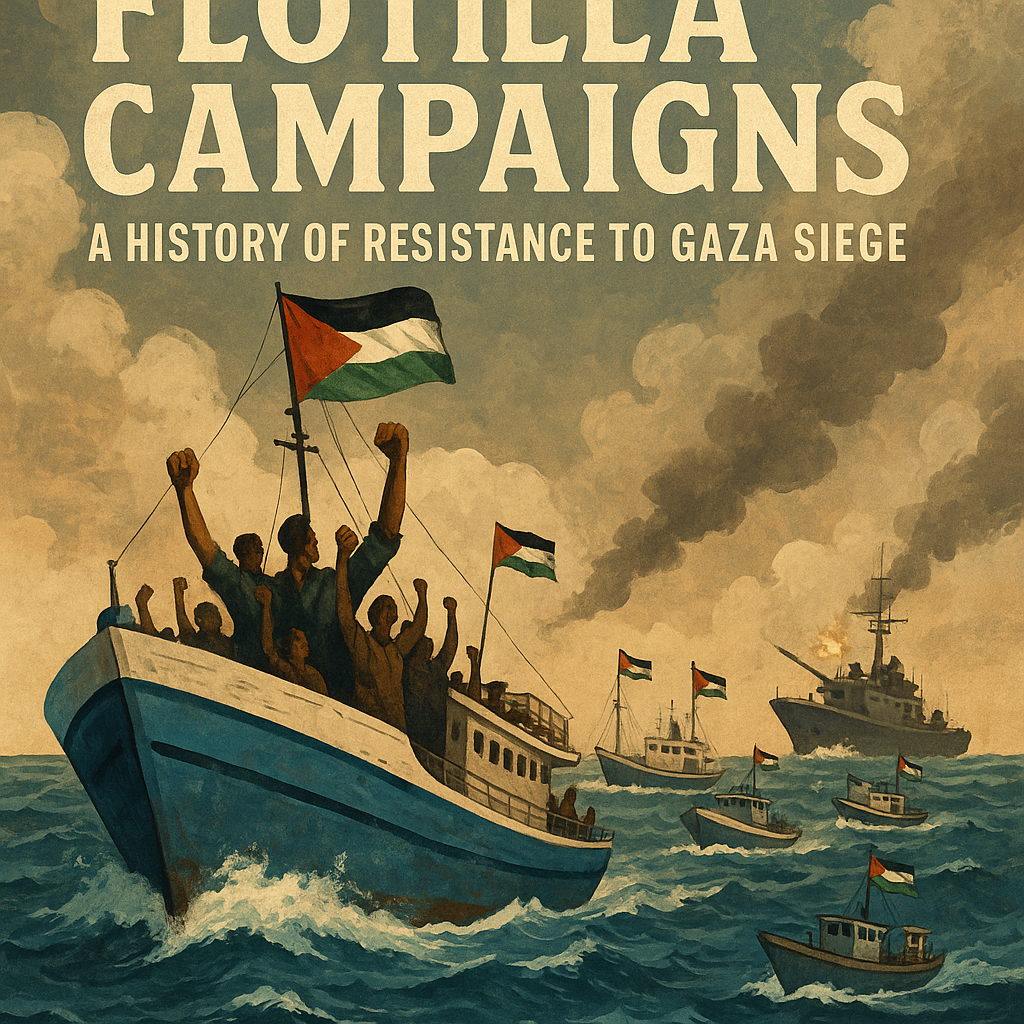 Illustration of Flotilla Campaigns: A History of Resistance to Gaza Siege
