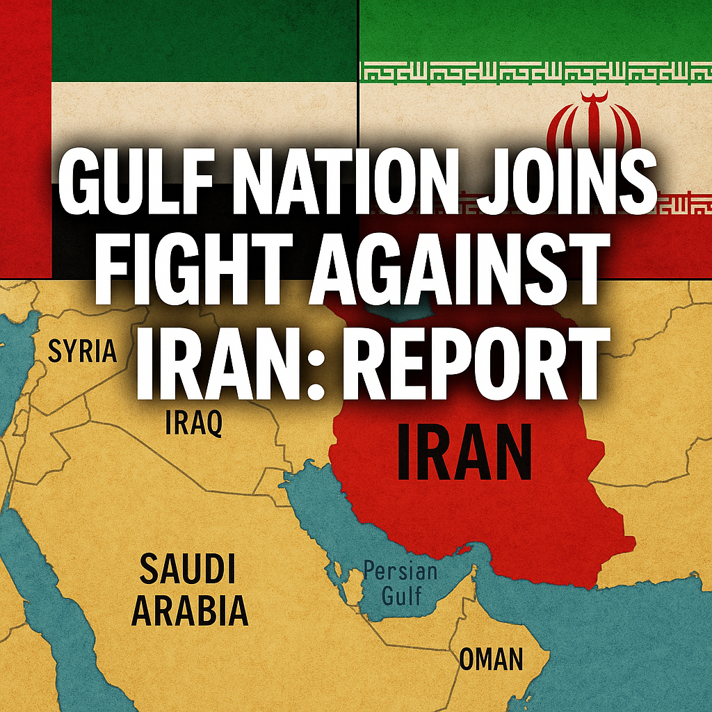 Illustration of Gulf Nation Joins Fight Against Iran: WSJ Report