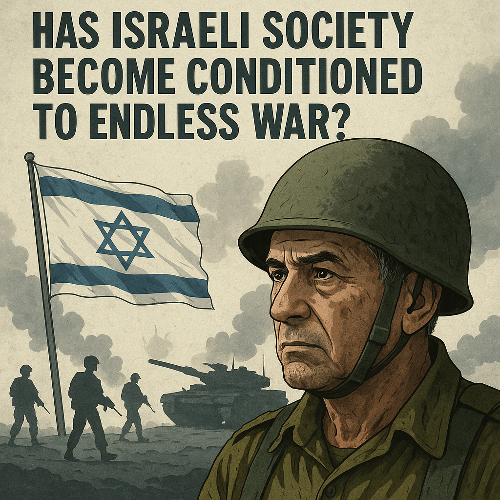 Illustration of Has Israeli Society Become Conditioned to Endless War?