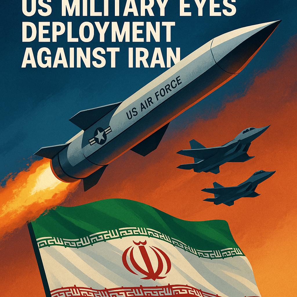 Illustration of Hypersonic Missiles: US Military Eyes Deployment Against Iran