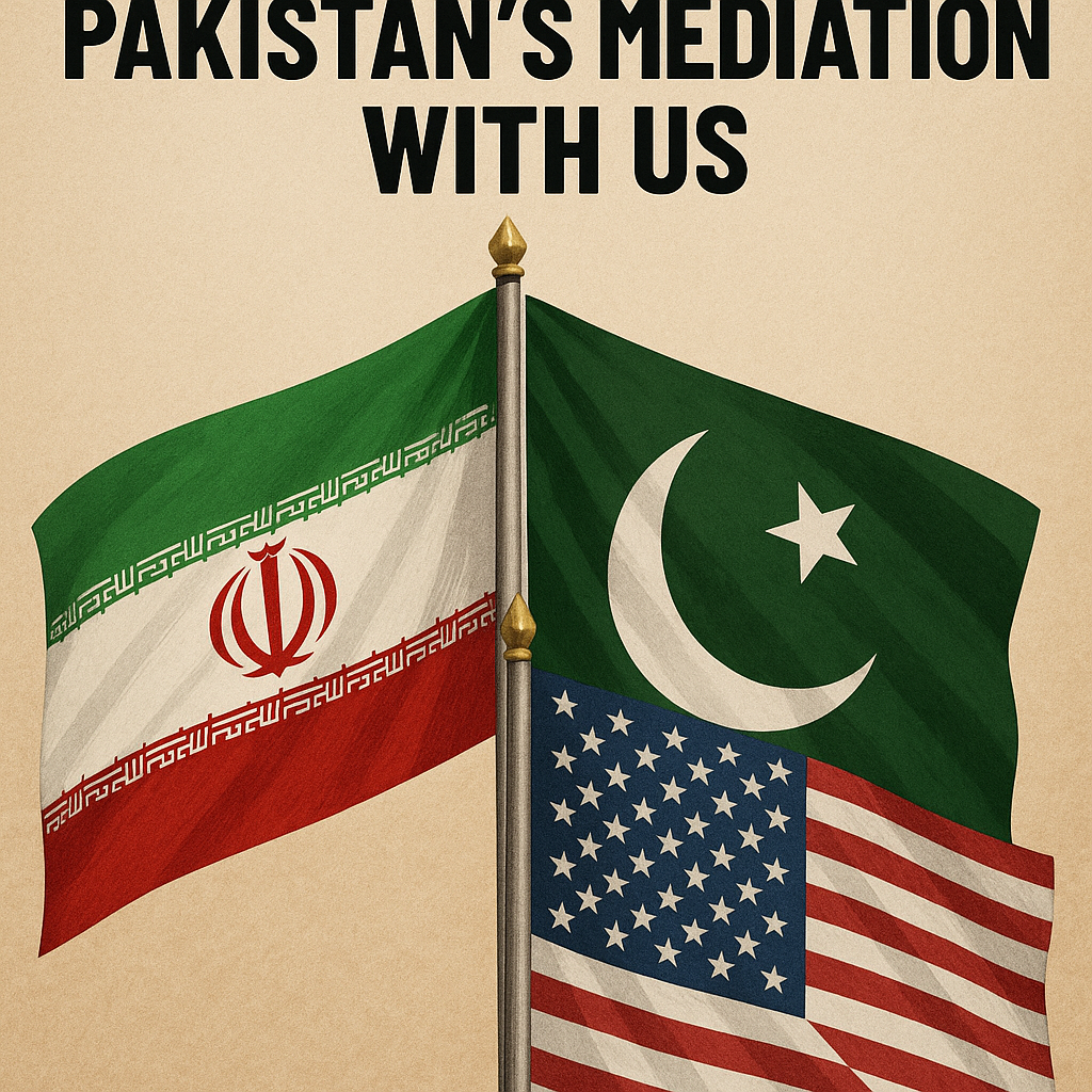 Illustration of Iran Appreciates Pakistan's Mediation with US