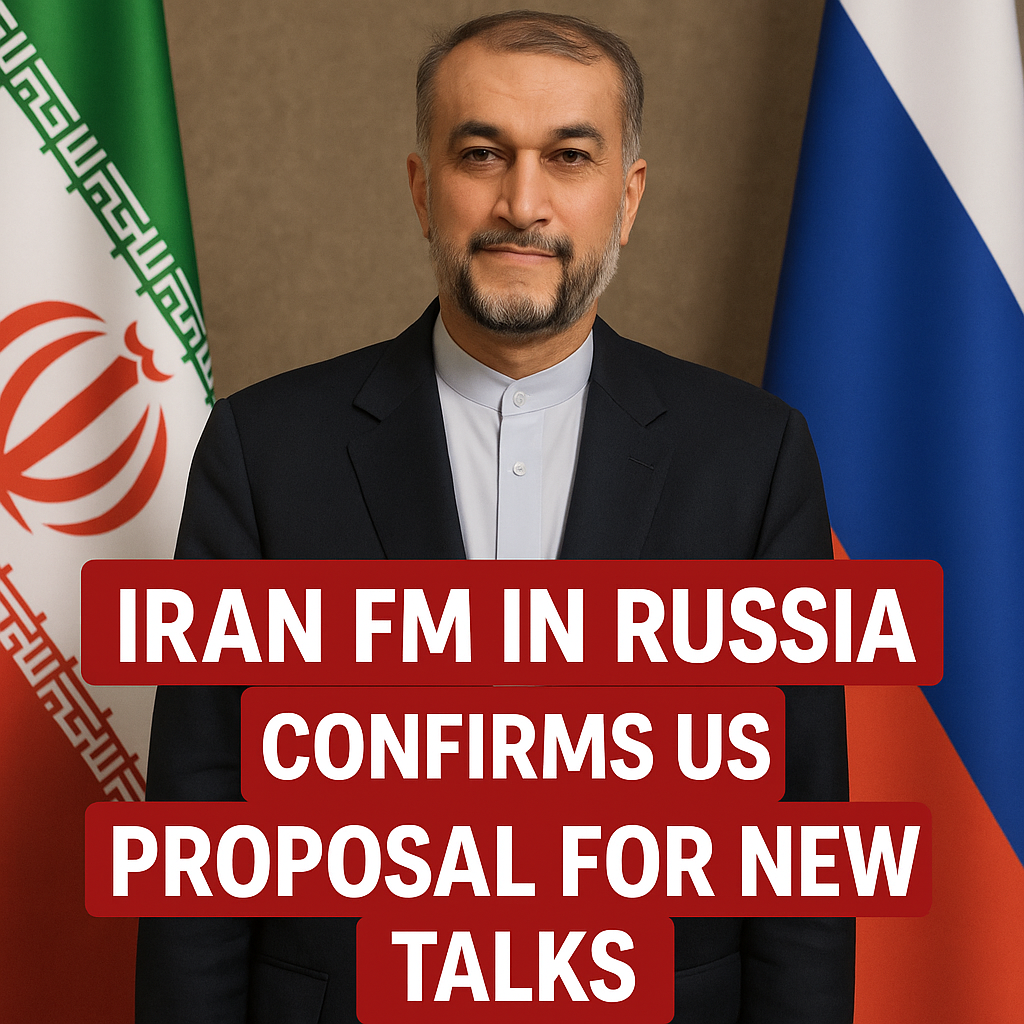 Illustration of Iran FM in Russia Confirms US Proposal for New Talks