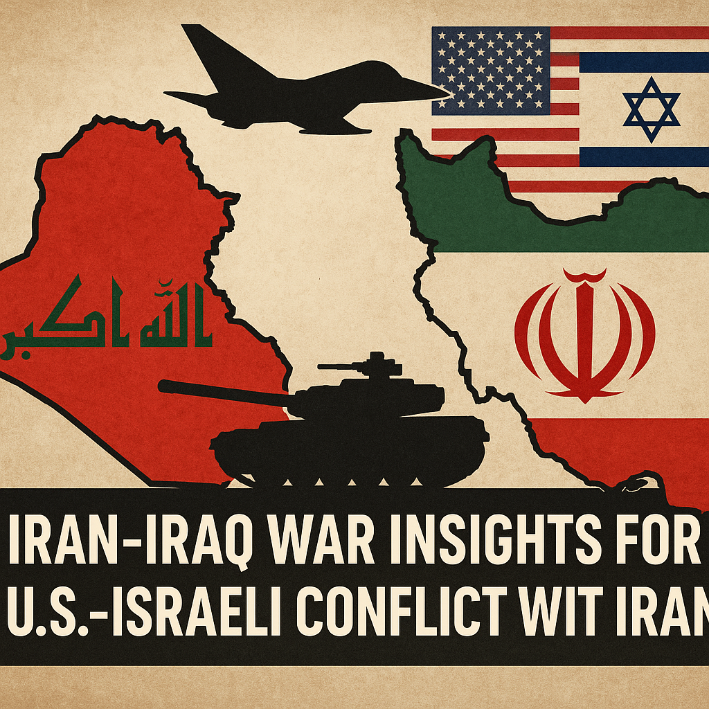 Illustration of Iran-Iraq War Insights for US-Israeli Conflict with Iran