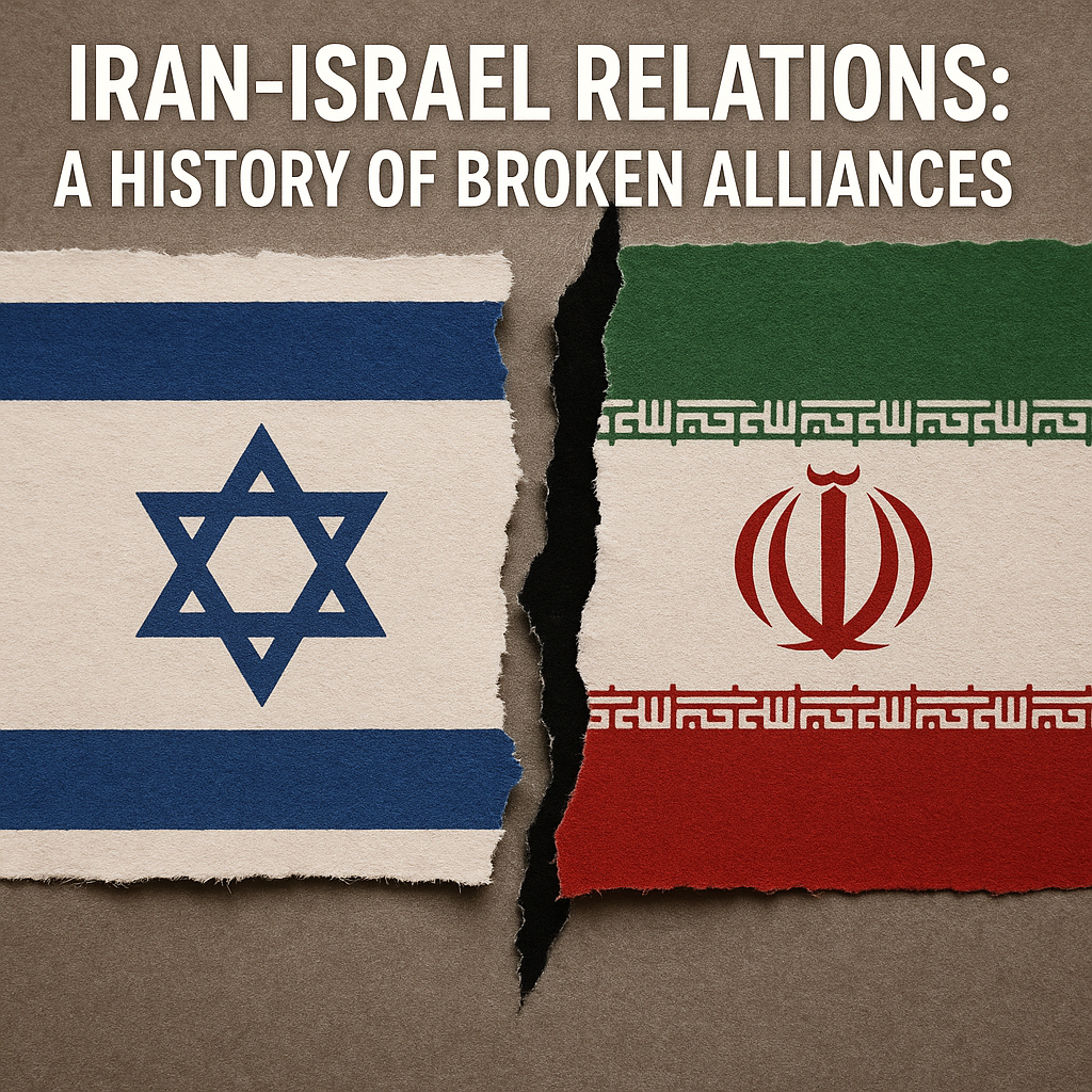Illustration of Iran-Israel Relations: A History of Broken Alliances