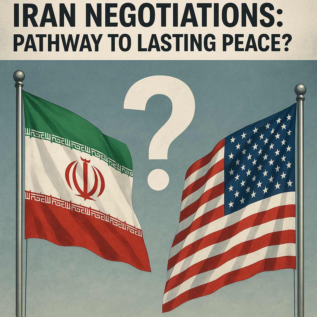 Illustration of Iran Negotiations: Pathway to Lasting Peace?