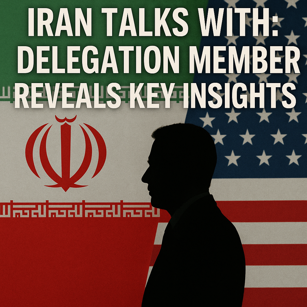 Illustration of Iran Talks with US: Delegation Member Reveals Key Insights