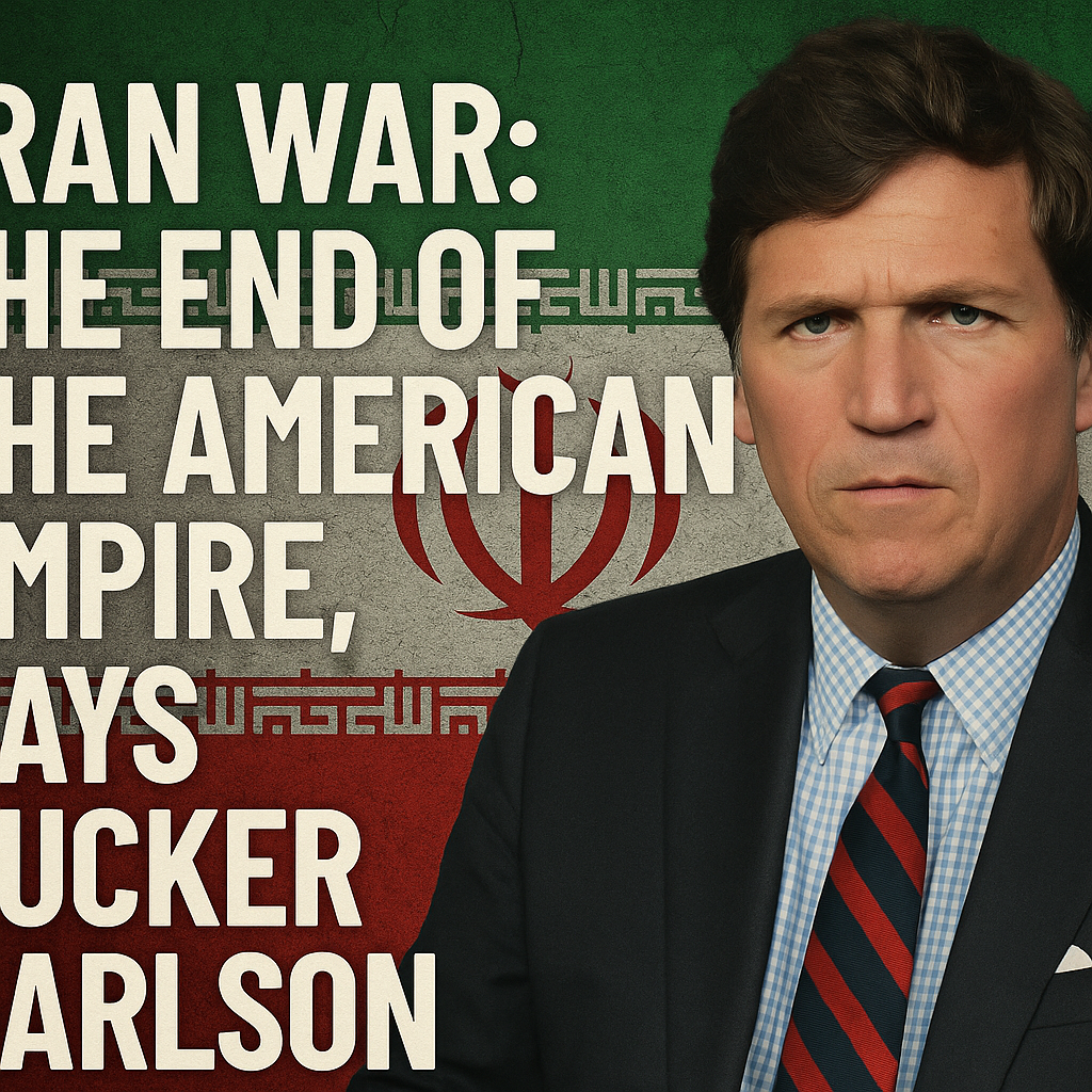 Illustration of Iran War: The End of the American Empire, Says Tucker Carlson