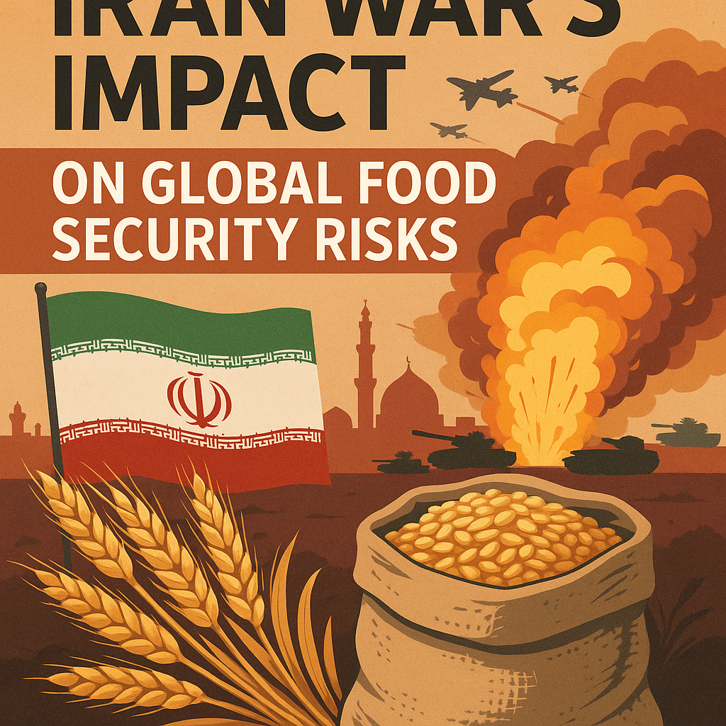 Illustration of Iran War's Impact on Global Food Security Risks