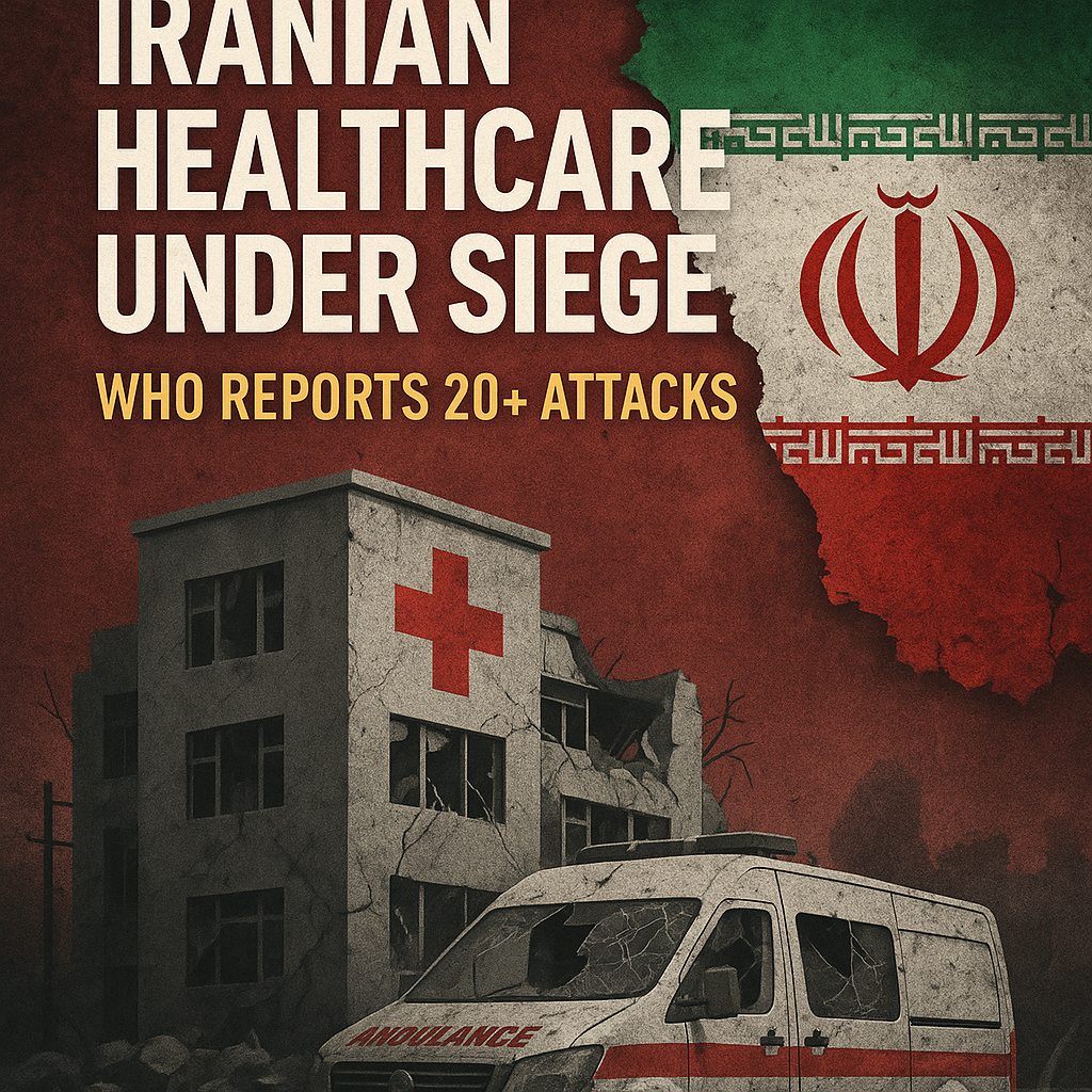 Illustration of Iranian Healthcare Under Siege: WHO Reports 20+ Attacks