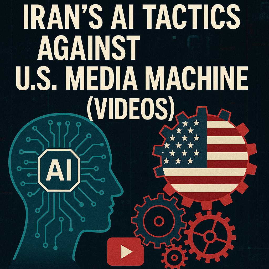 Illustration of Iran's AI Tactics Against US Media Machine (VIDEOS)
