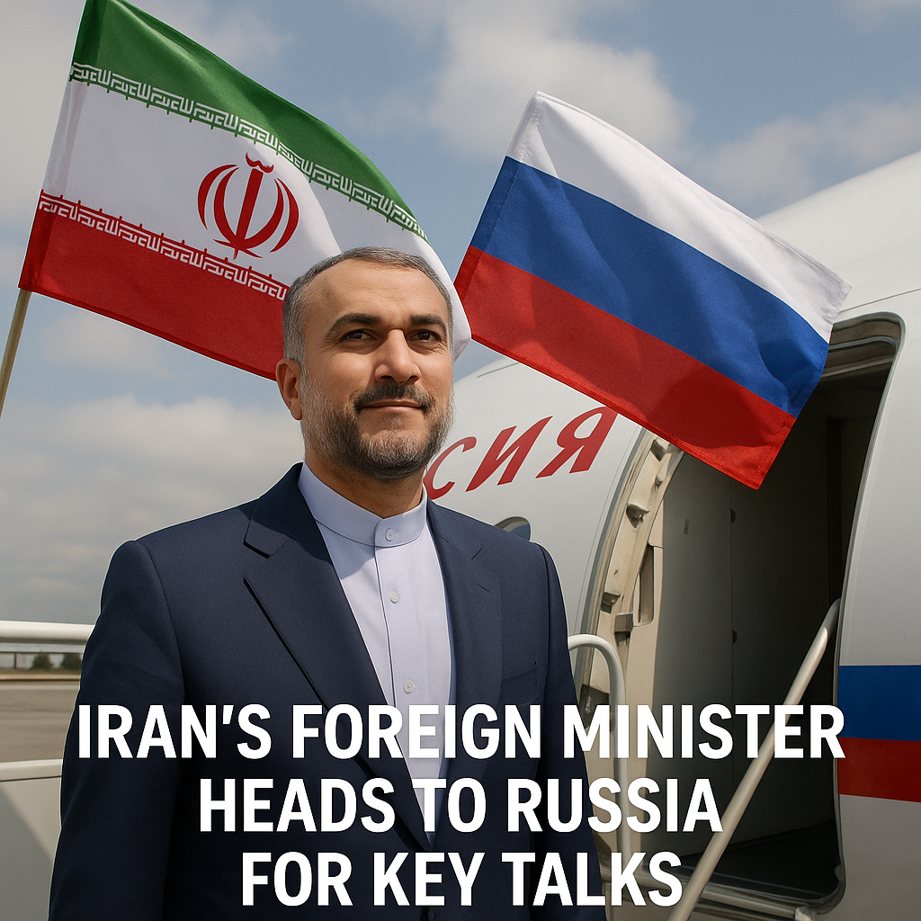 Illustration of Iran's Foreign Minister Heads to Russia for Key Talks