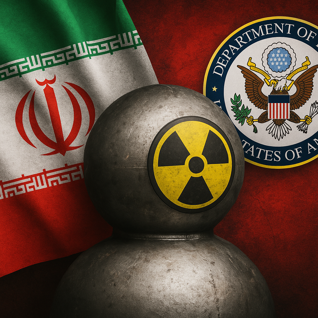 Illustration of Iran's Nuclear Pursuit: State Department's Ongoing Warnings